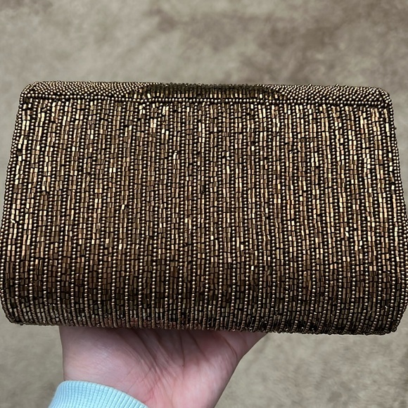 Beautiful Copper Beaded Clutch - Picture 2 of 5